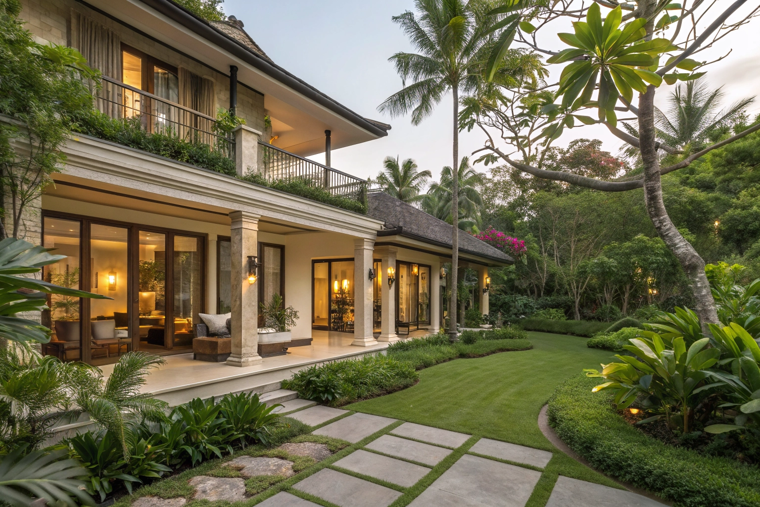 Exclusive Garden Villa exterior and lounge area
